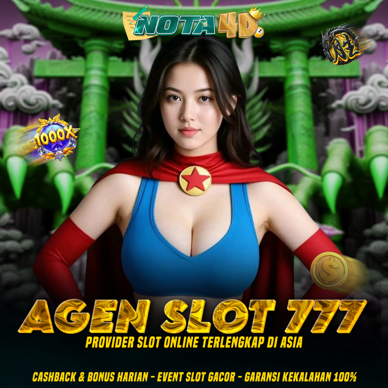 NOTA4D: Agen Slot777 Provider Slot Online Terlengkap Di Asia